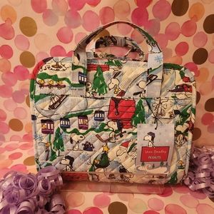 Vera Bradley "Ski Slope Snoopy" (Peanuts) Cotton Hanging Organizer; Winter; NWT